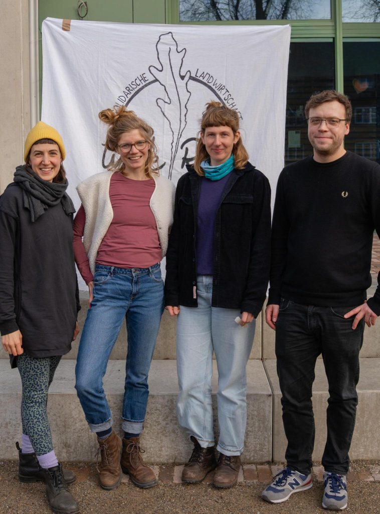 Der Vorstand der Wilden Rauke: Yanna, Anni, Anna und Dario (v.l.n.r.)